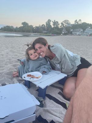 Our Daughter dives out of our arms with a giant smile or giggle when we get to TinyTots